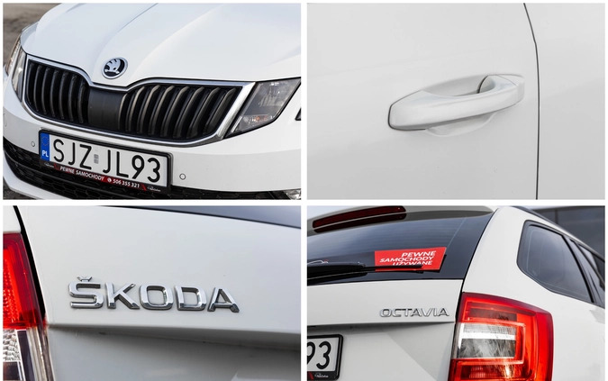 Skoda Octavia cena 49900 przebieg: 162854, rok produkcji 2018 z Pasym małe 781